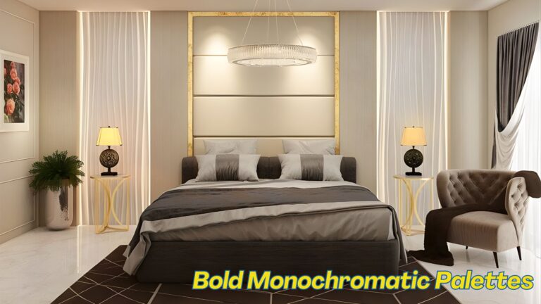 Bold Monochromatic Palettes Bedrooms design