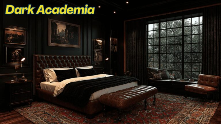Dark Academia bedroom