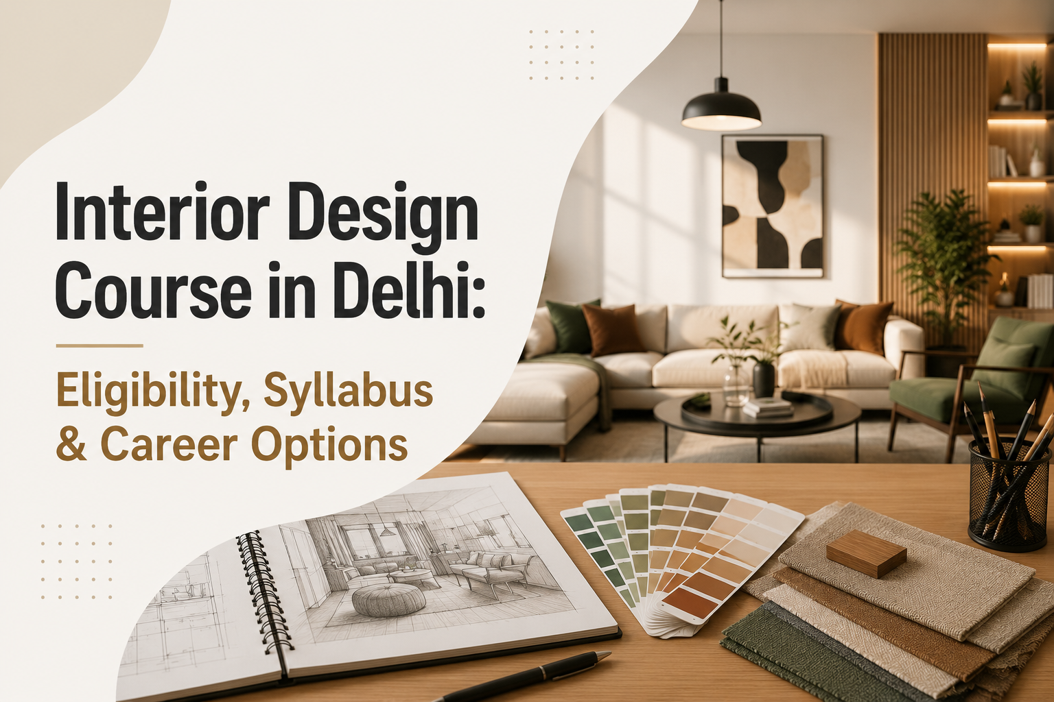 Interior Design Course in Delhi: Eligibility, Syllabus & Career Options